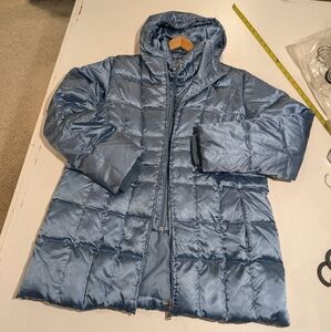 Ice Blue puffer coat